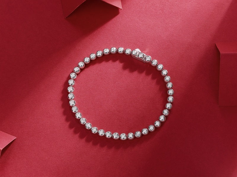 Galaxy Dream Moissanit-Silberarmband