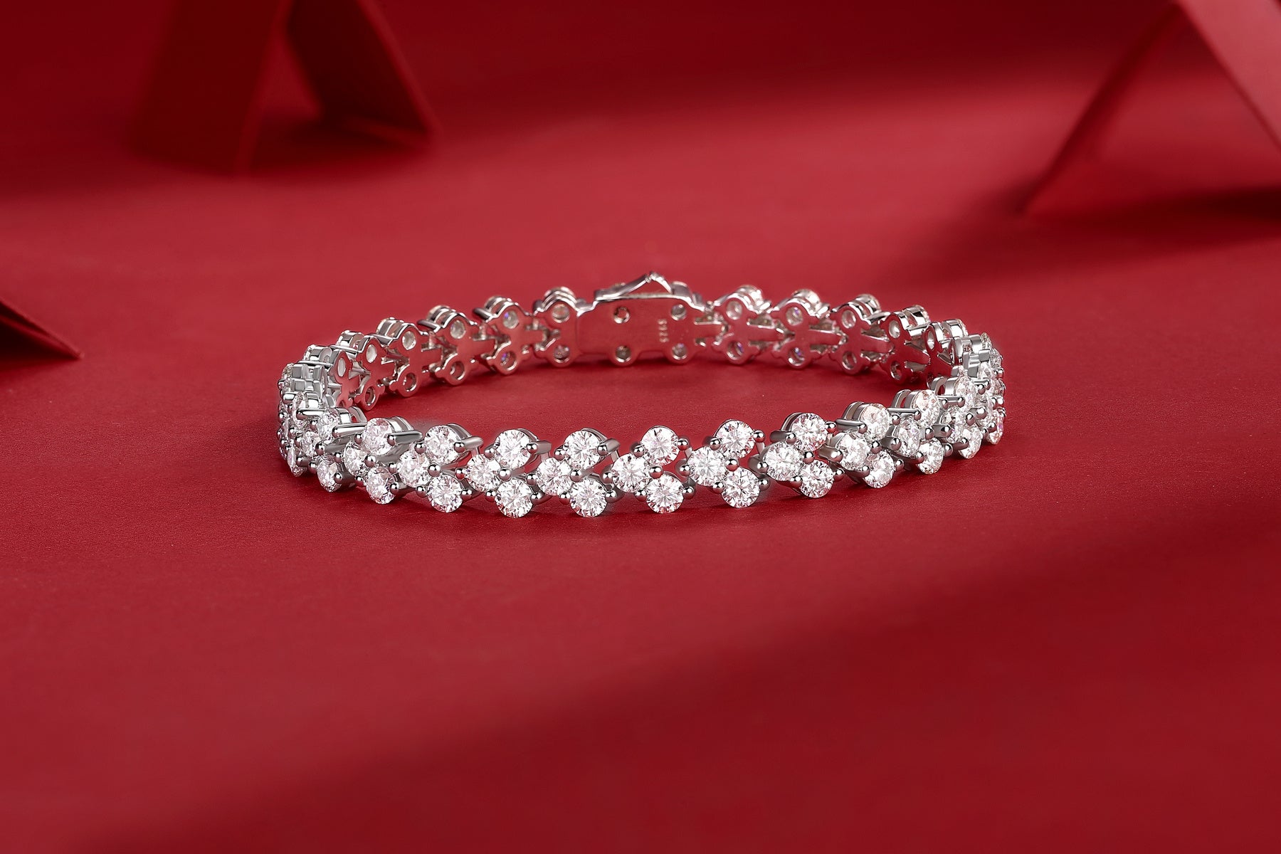 Kanong Mossan Diamant-Silberarmband