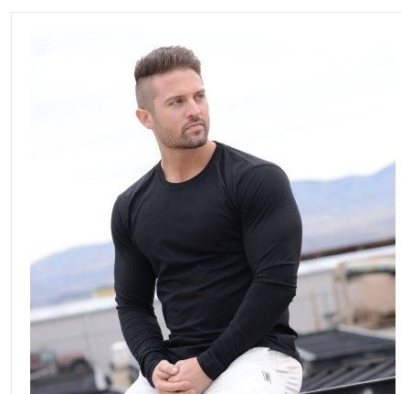 T-shirt d'entraînement à manches longues pour homme