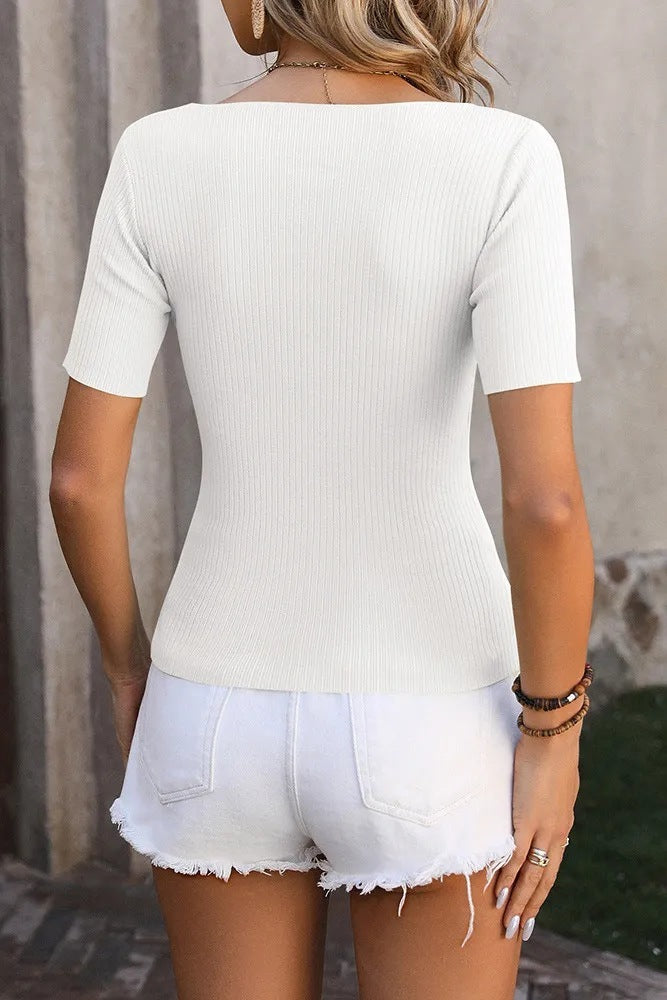 Women’s Summer Square Neck Tee