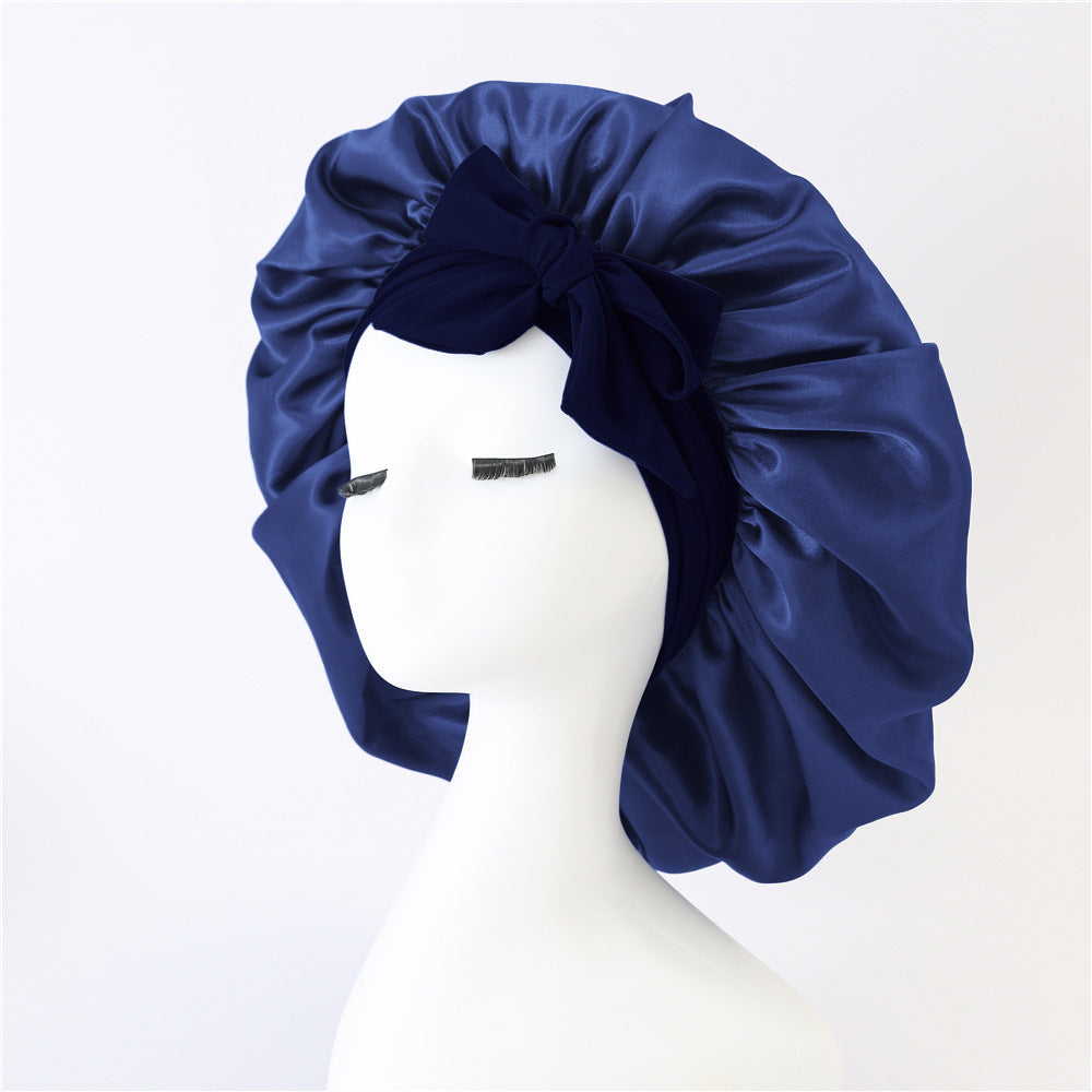 Silk Satin Bonnet for Curly Hair