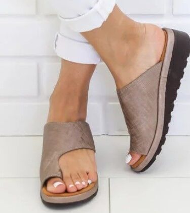 Rutschfeste Plateau-Flip-Flops Damen