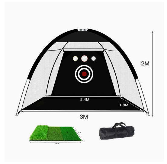 Cage de pratique de golf en filet pour l'extérieur