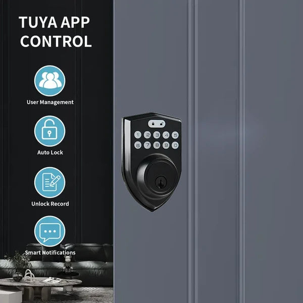 Tuya Smartes Türschloss mit App &amp; Schlüssel