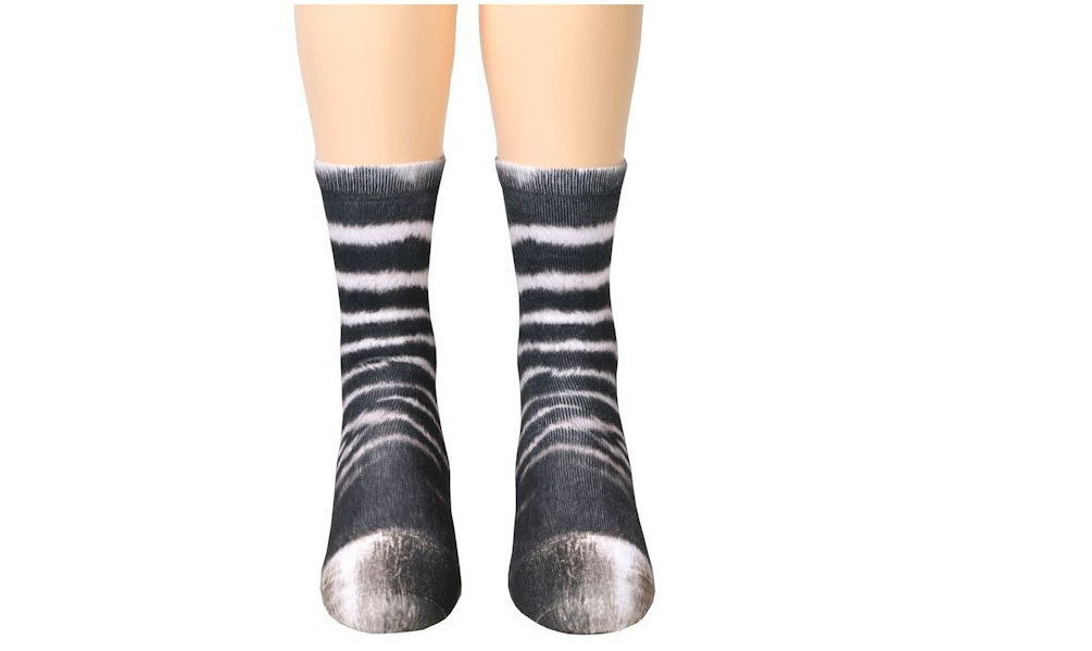 3D Cat Paw Long Socks – Unisex Fun