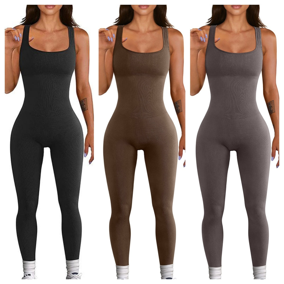Straps-Tanktop und Strumpfhose für Damen