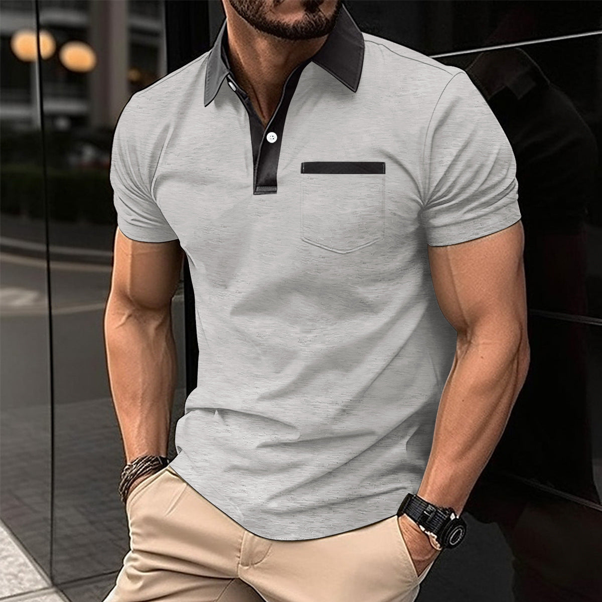 Men's Slim Fit Polo T-Shirt