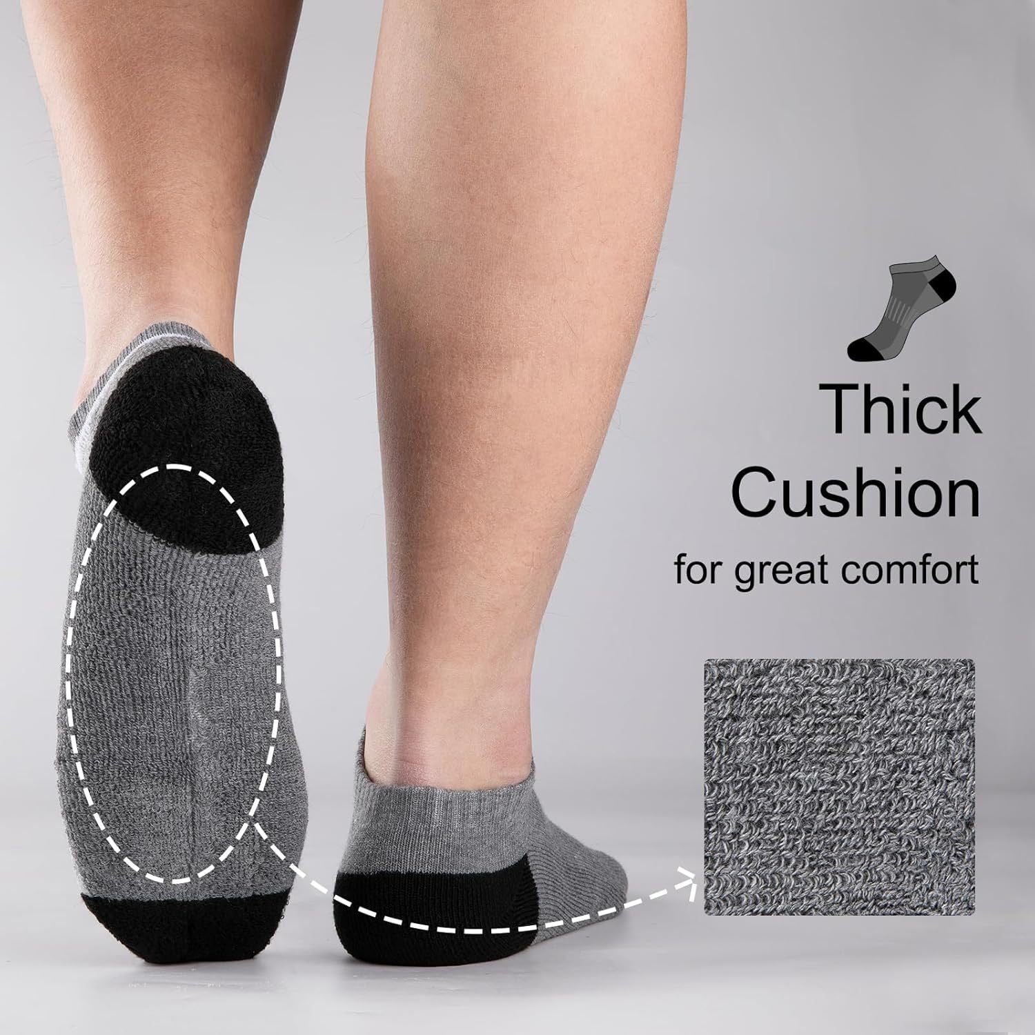 Men’s Low-Cut Cotton Ankle Socks