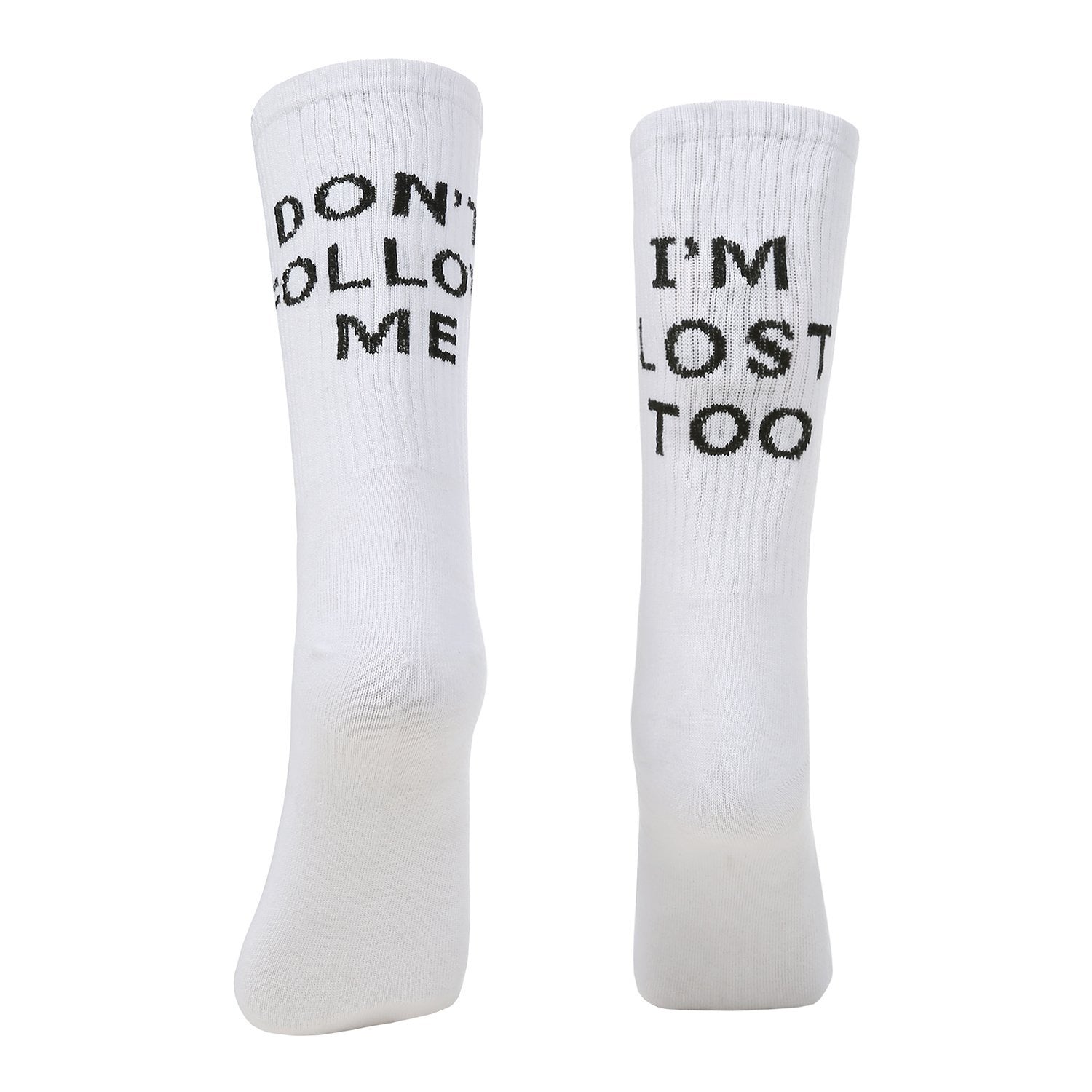 Alphabet Street Style Crew Socks