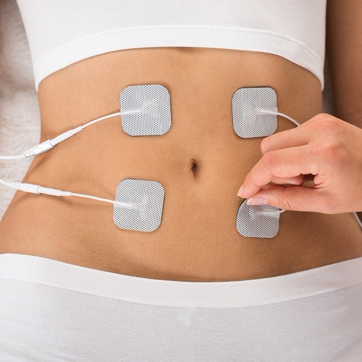 4Pcs TENS EMS Reusable Electrode Pads