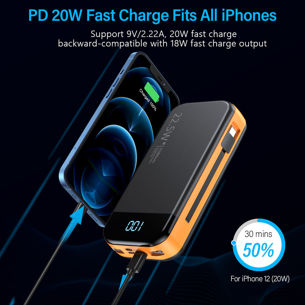 2-Draht-Digitalanzeige-Schnell-Powerbank