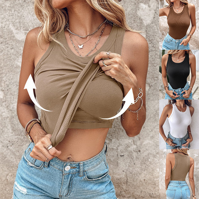 Ärmelloses BH-Top für Damen – Solid