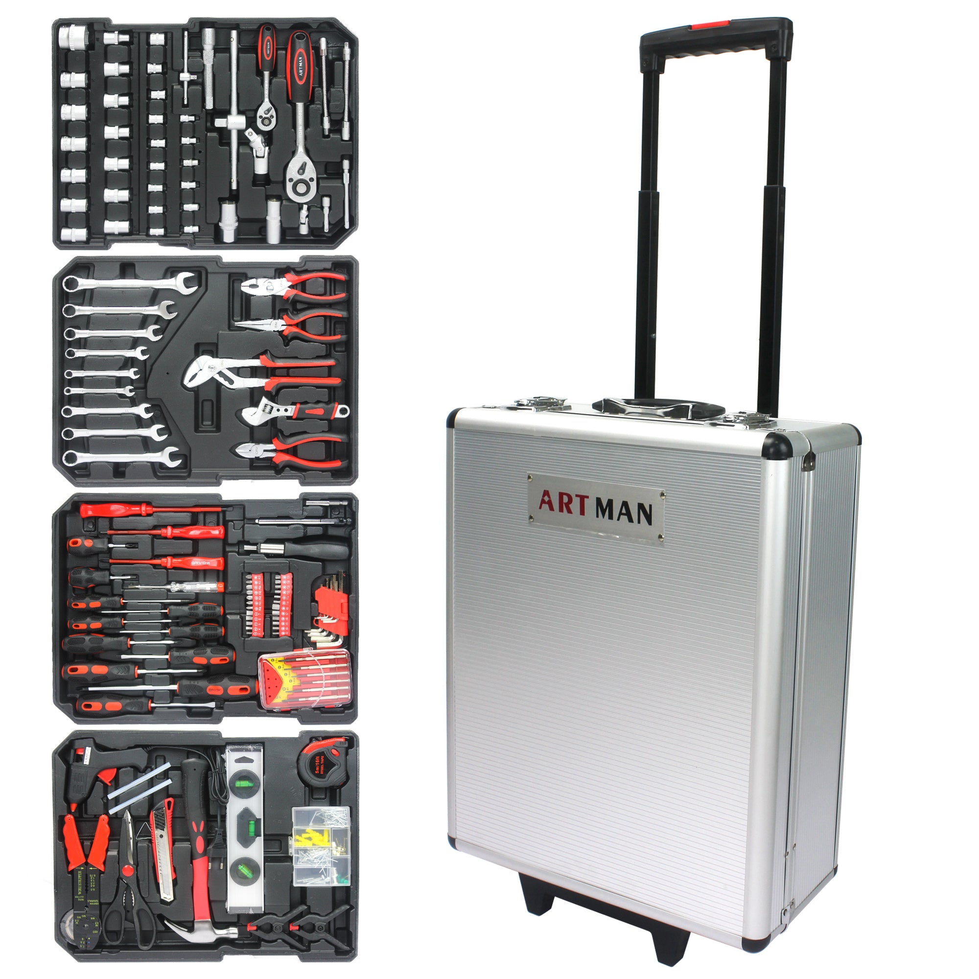Durable Black Hand Toolbox