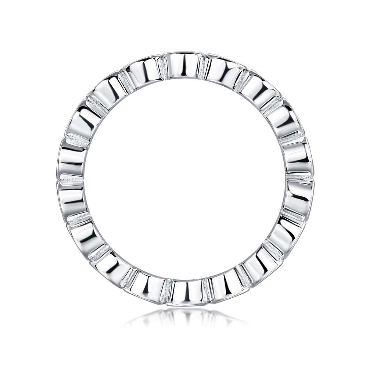Luxury Moissanite Silver Diamond Ring