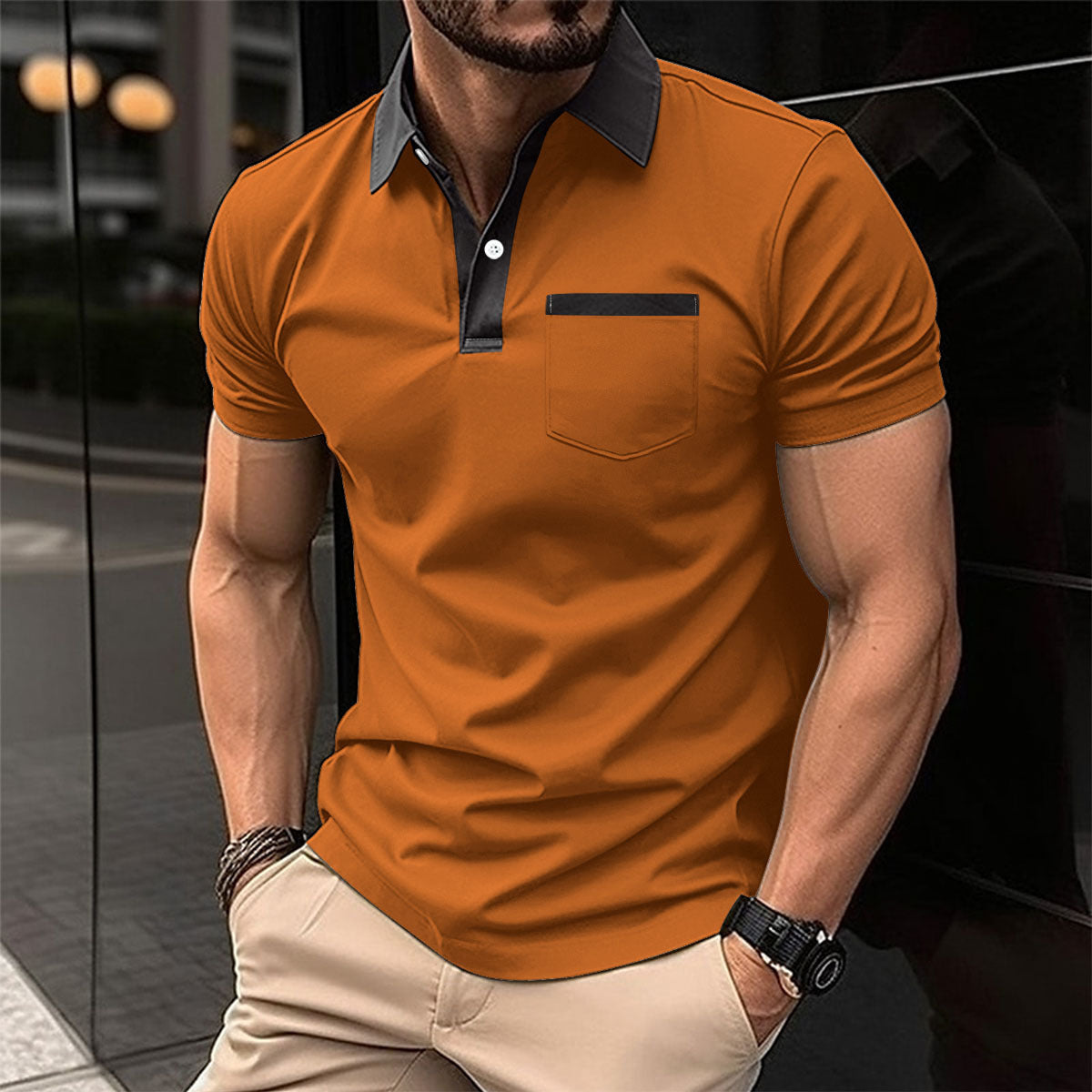 Men's Slim Fit Polo T-Shirt
