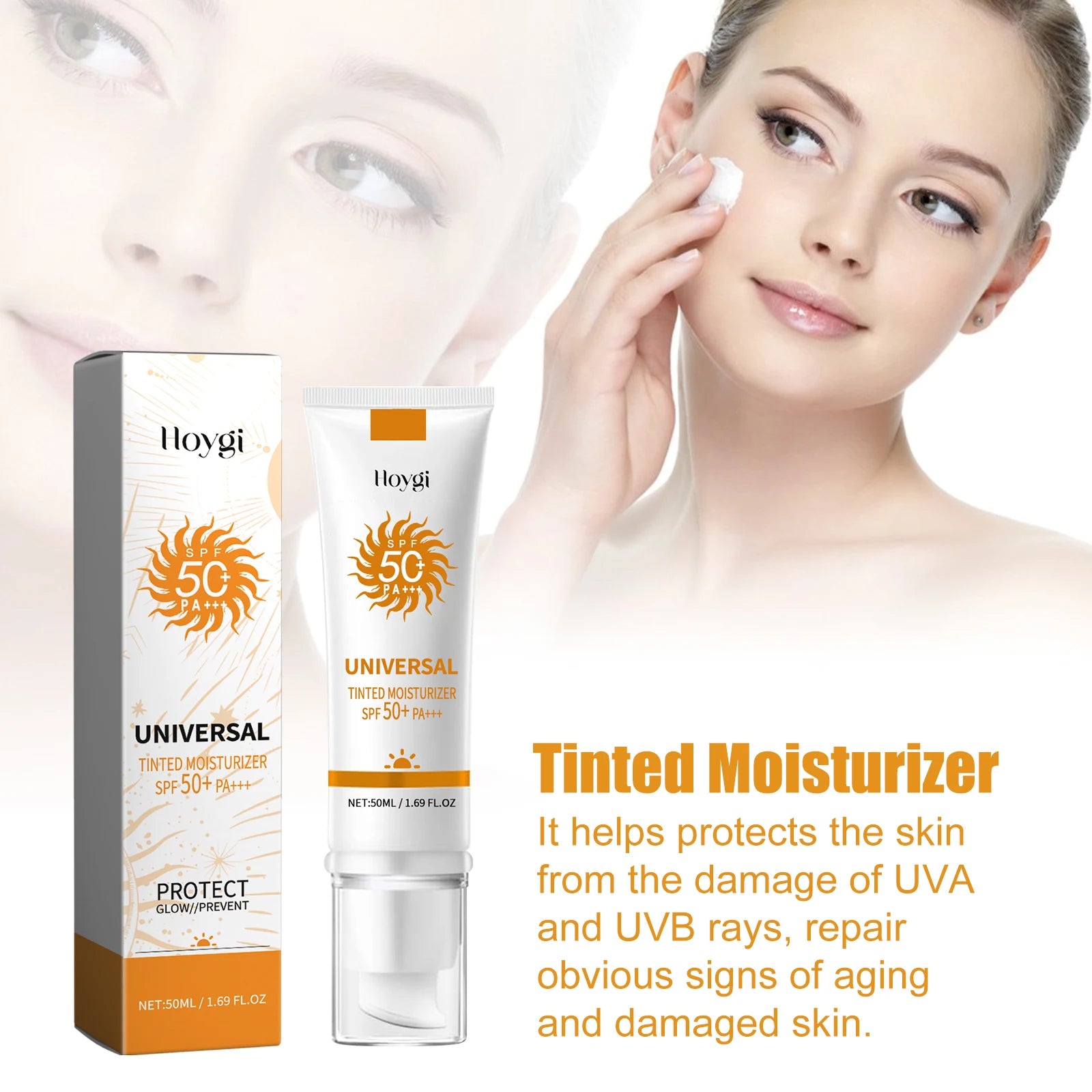 Hoygi SPF50 Sunscreen Foundation Cream