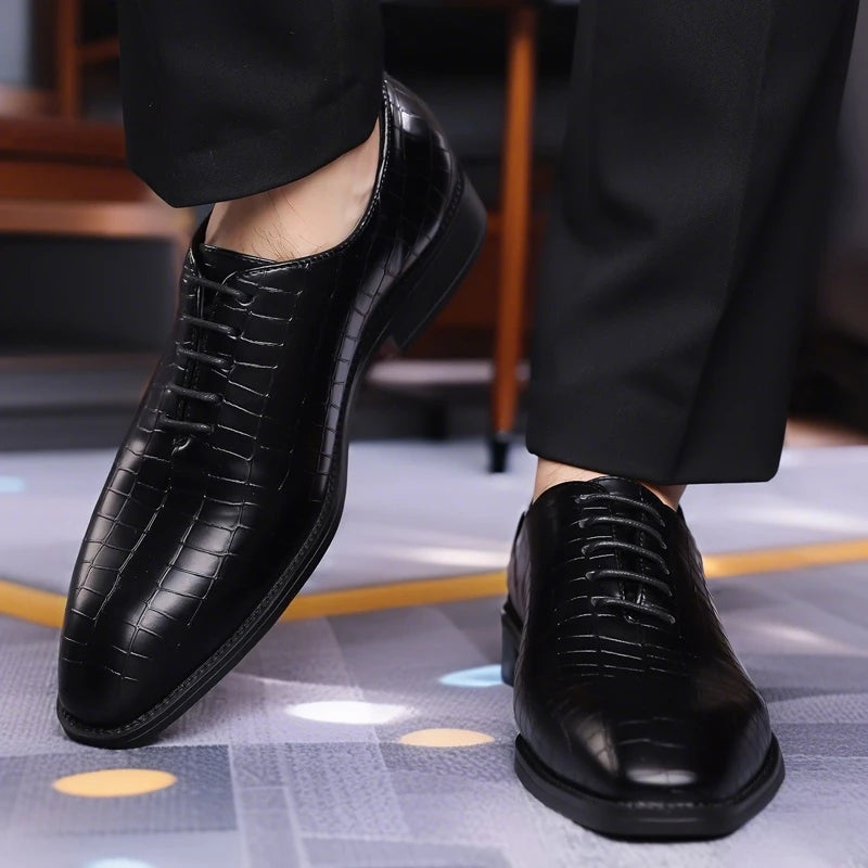 Herren Casual Business Leder Oxfords