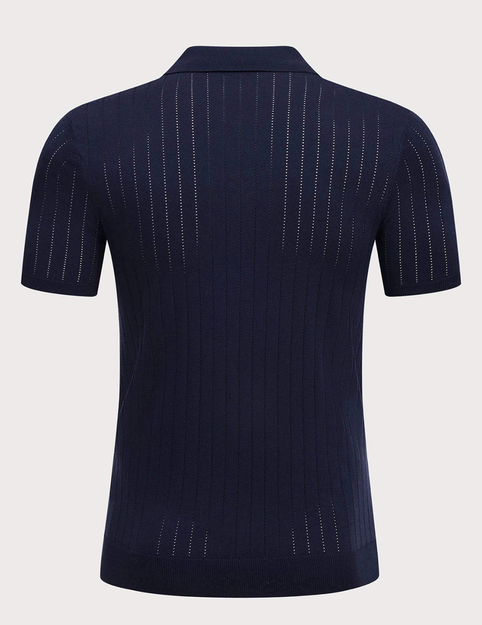 Gestreiftes Polo-Strickshirt für Herren