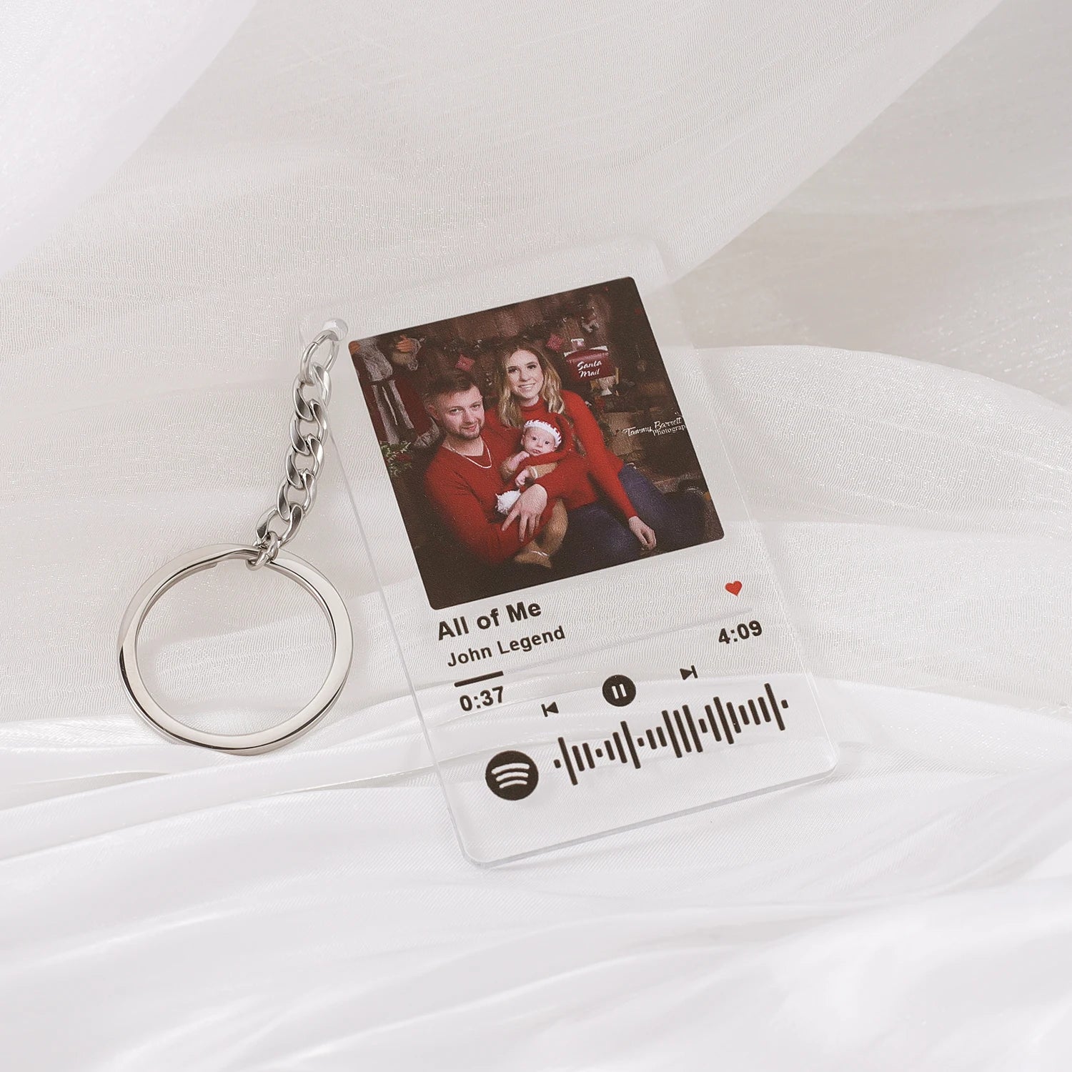 Custom Spotify Code Acrylic Keychain