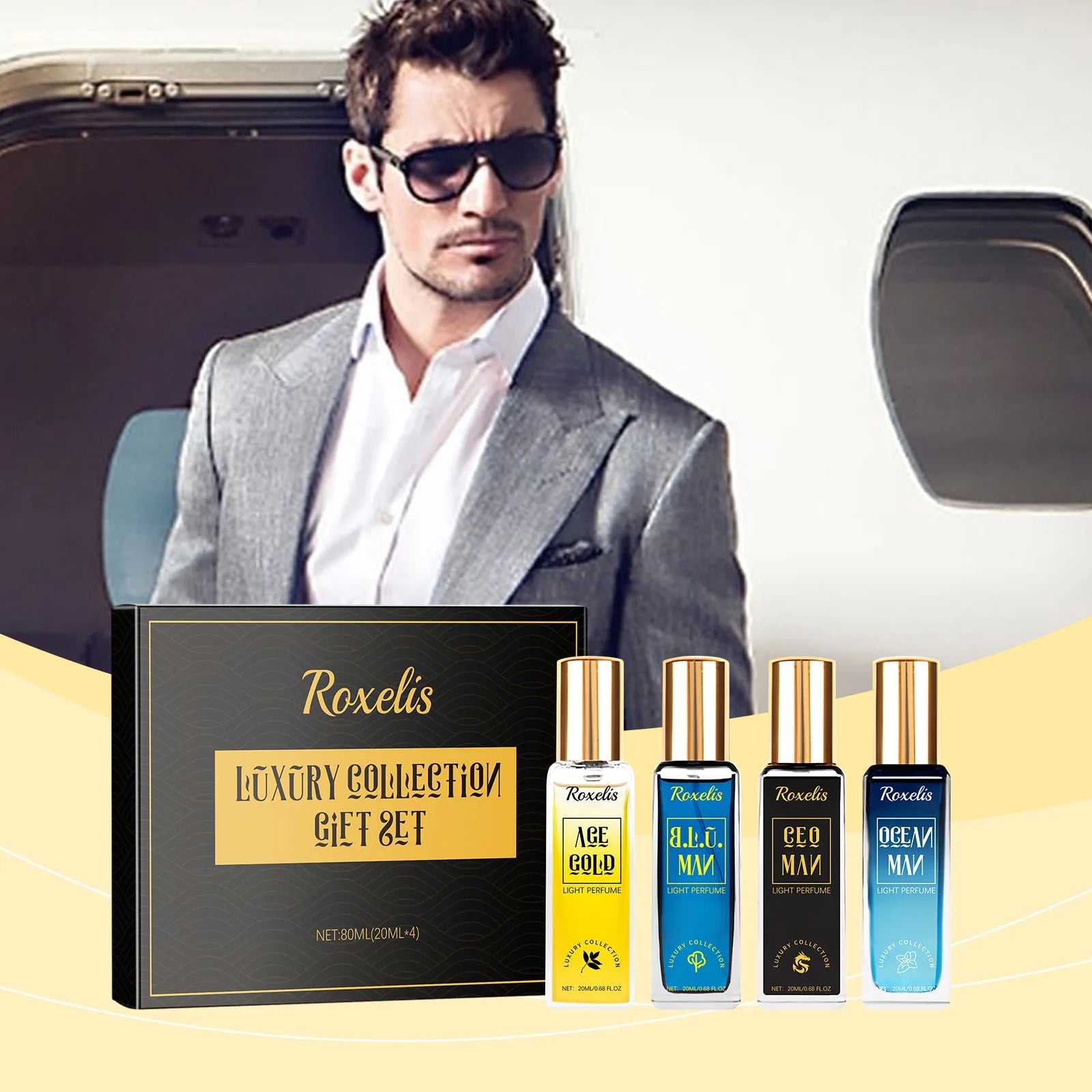 Roxelis Men Luxus-Parfüm-Set