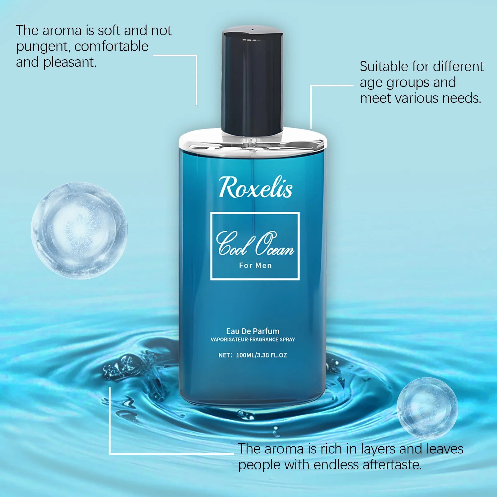 Roxelis Cologne for Men 100ml