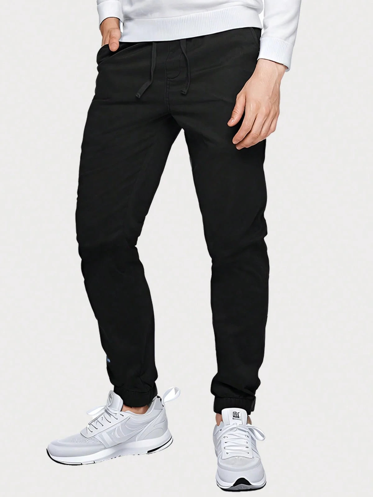 Men’s Elastic Waist Drawstring Joggers