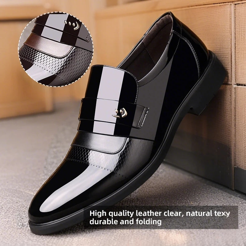 Luxury Men's Leather Brogue Oxford Shoes