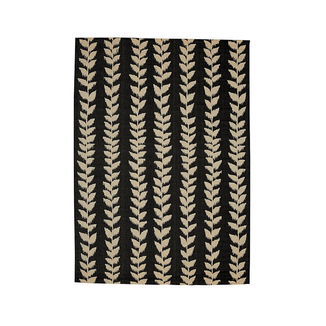 Leaf Design Outdoor Indoor Rug Mat