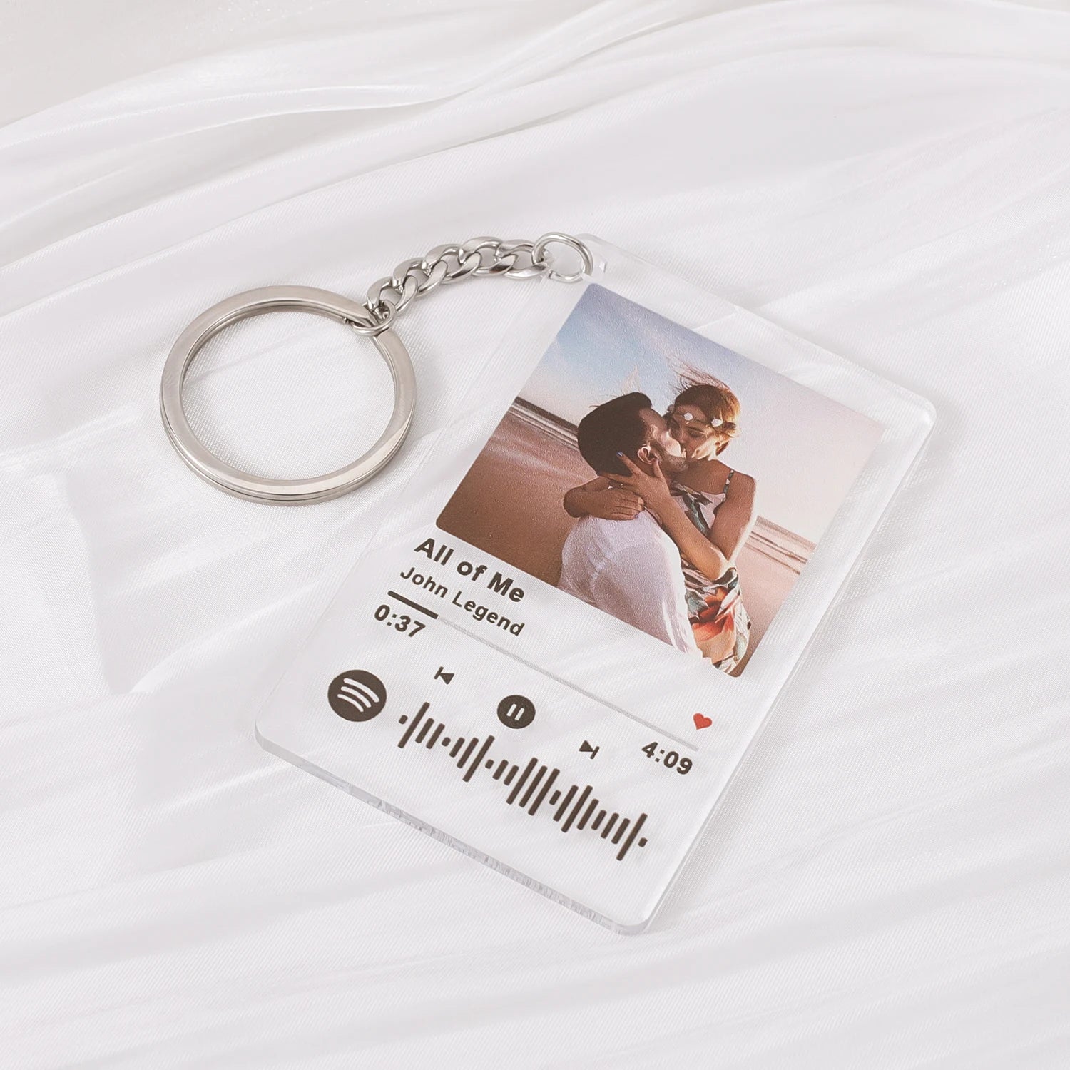 Custom Spotify Code Acrylic Keychain