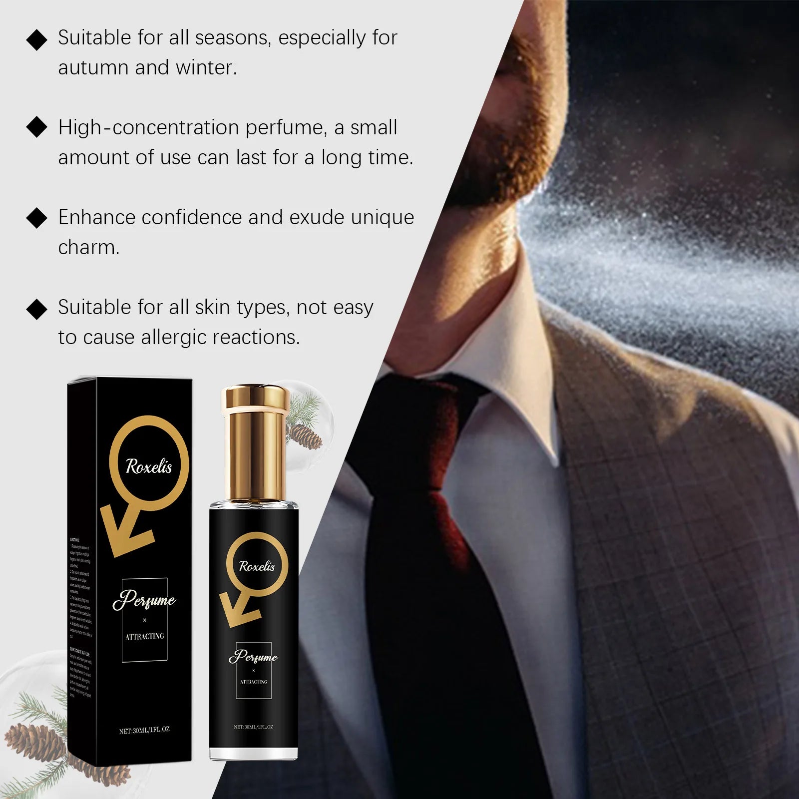 Roxelis Cedar Pheromone Perfume 30ml