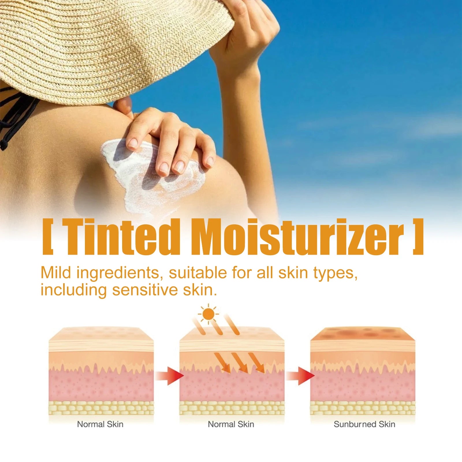 Hoygi SPF50 Sonnenschutz-Foundation-Creme
