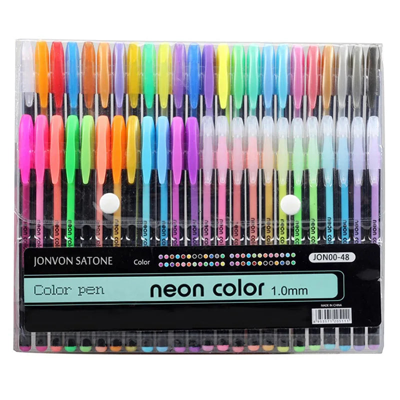 48 Color Brush Pen Set – Art & Drawing Kit