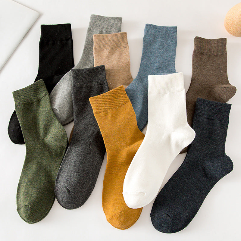 Solid Color Tube Socks