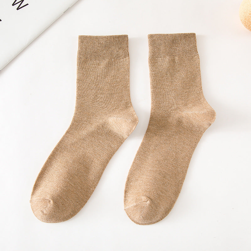 Solid Color Tube Socks