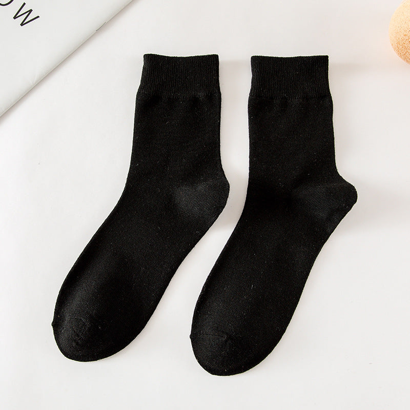Solid Color Tube Socks