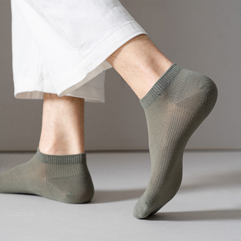 Men’s Polyester No-Show Socks