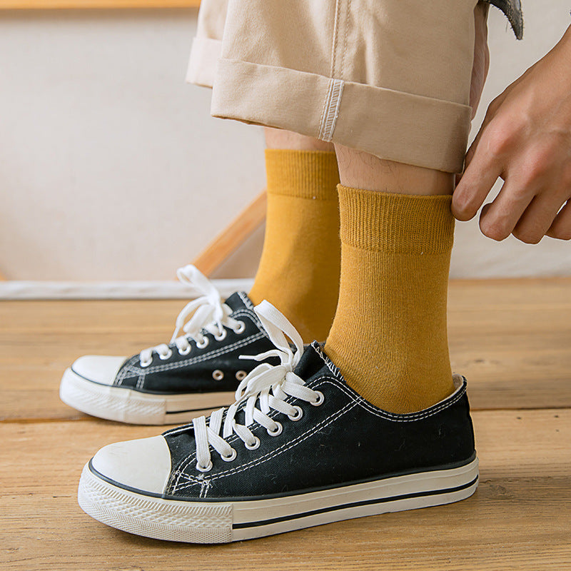 Solid Color Tube Socks