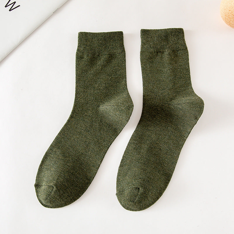 Solid Color Tube Socks