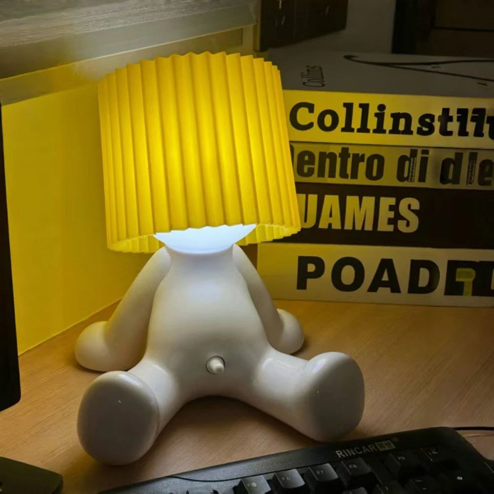 USB Shy Man LED Night Light Lamp