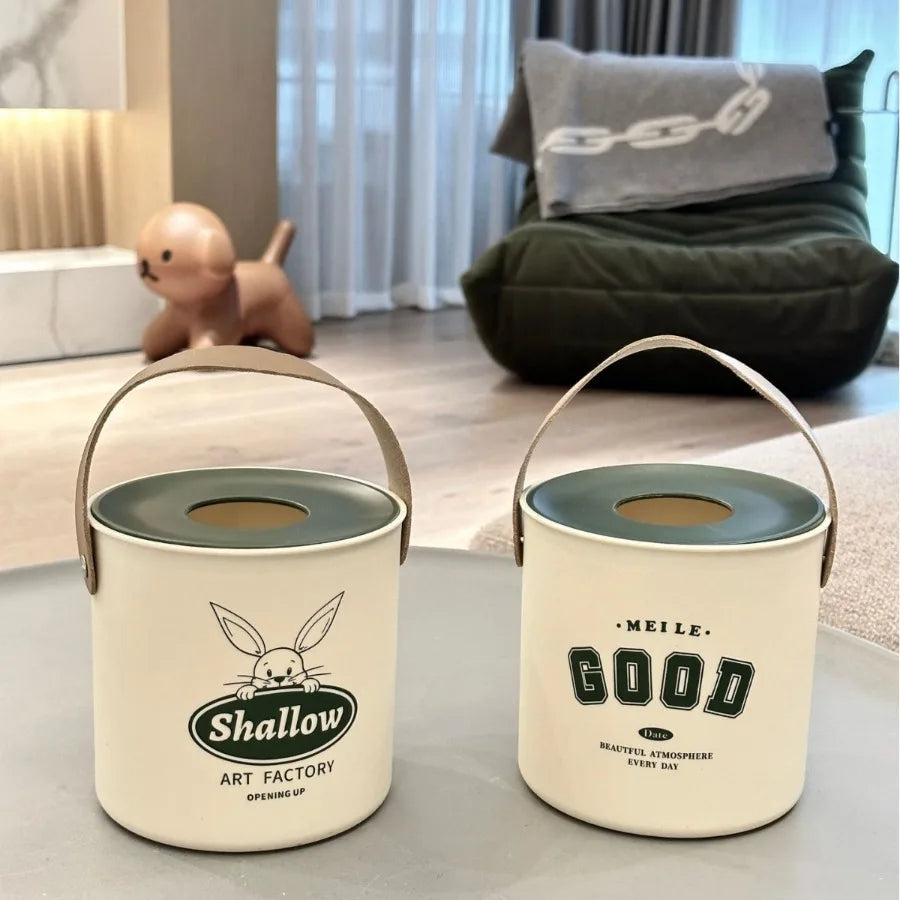 Round Dustproof Toilet Paper Holder