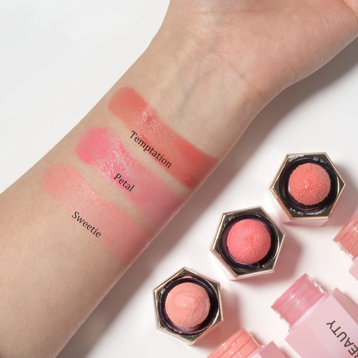 3PCS Liquid Blush & Lip Tint Set