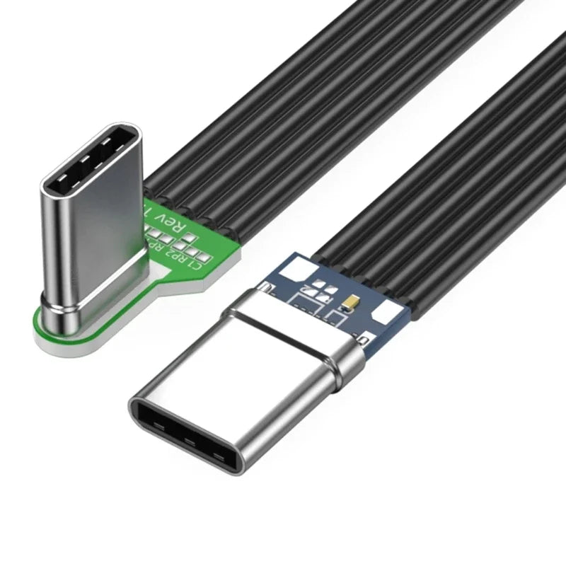 USB-C-Winkelkabel 60 W schnell