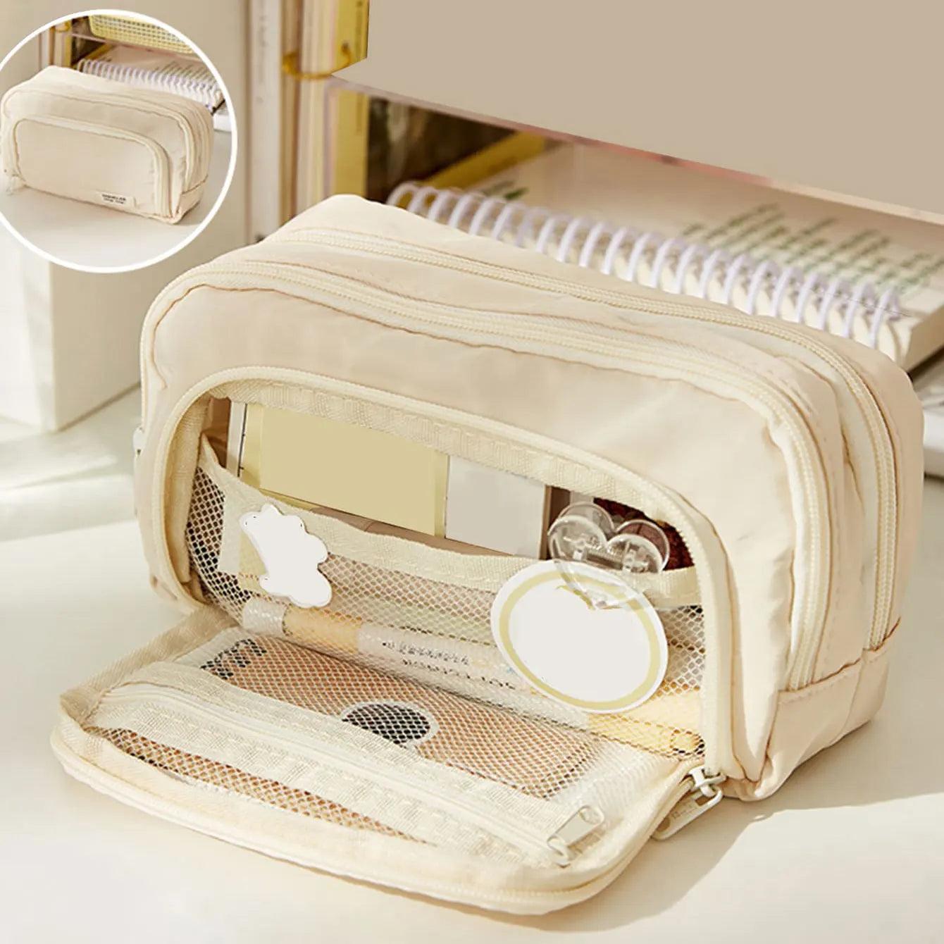 Large Capacity Pencil Case Pouch Bag