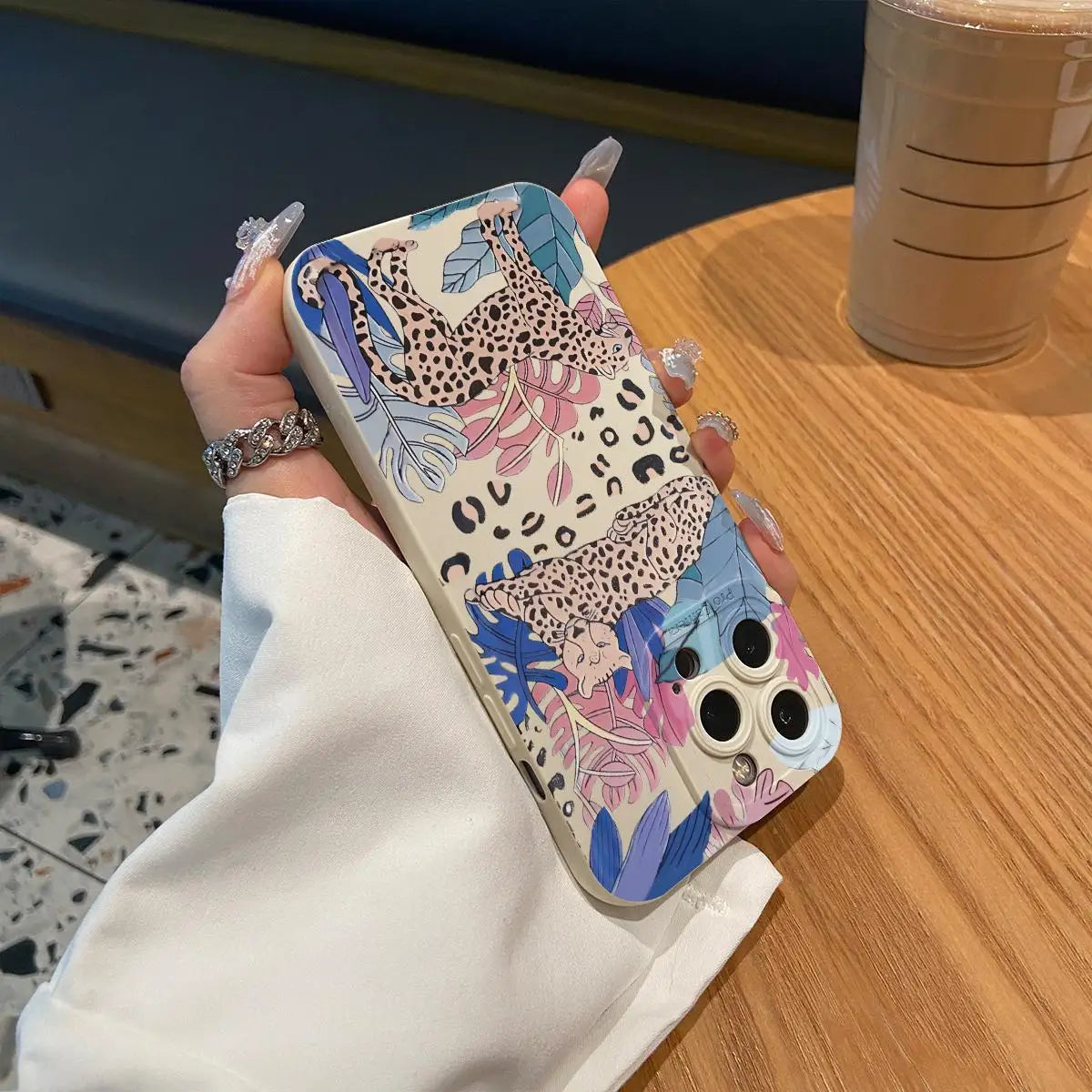 Creative Leopard Pattern iPhone Case
