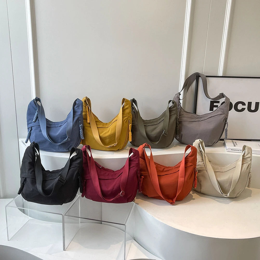 Soft Cloth Women's Crossbody Bag