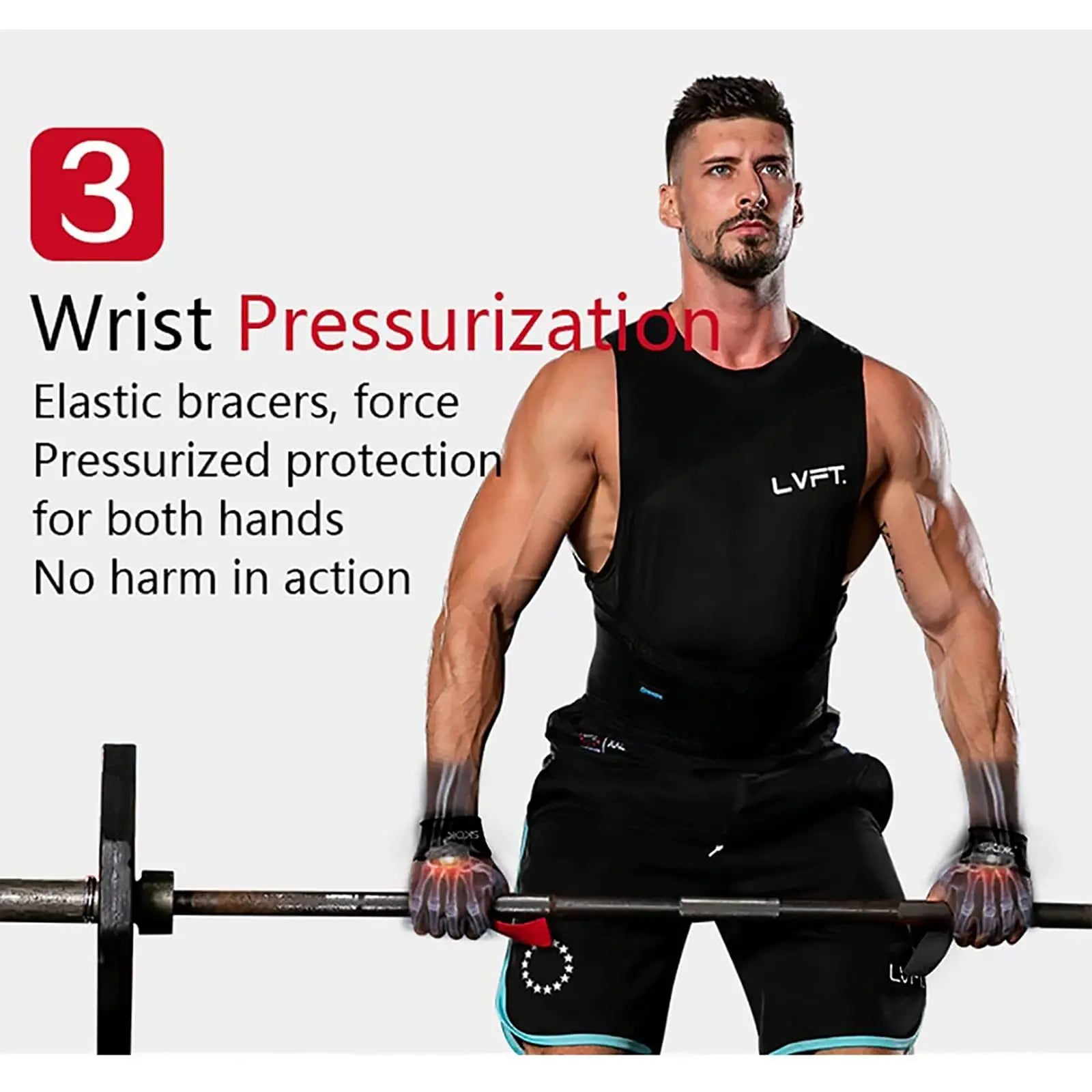 Adjustable Weightlifting Wrist Straps