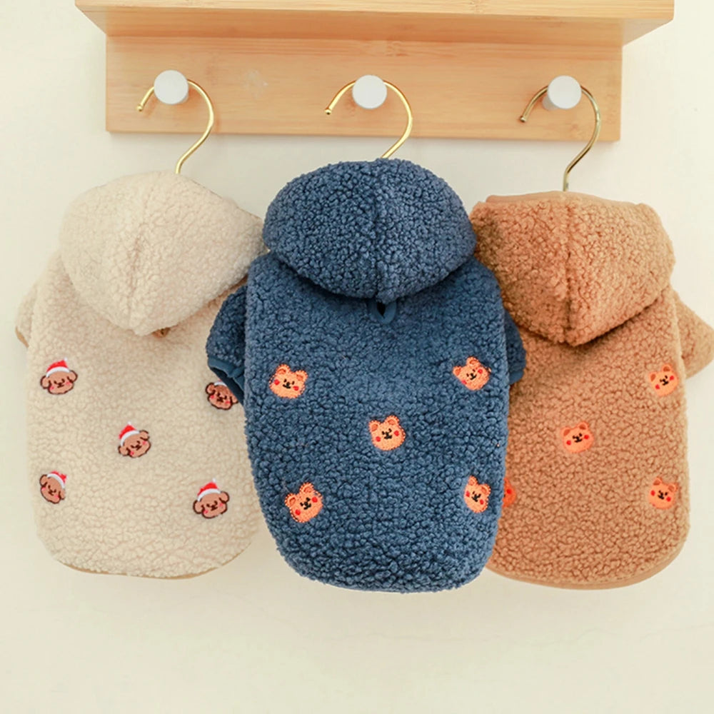 Warm Hooded Winter Coat for Pets