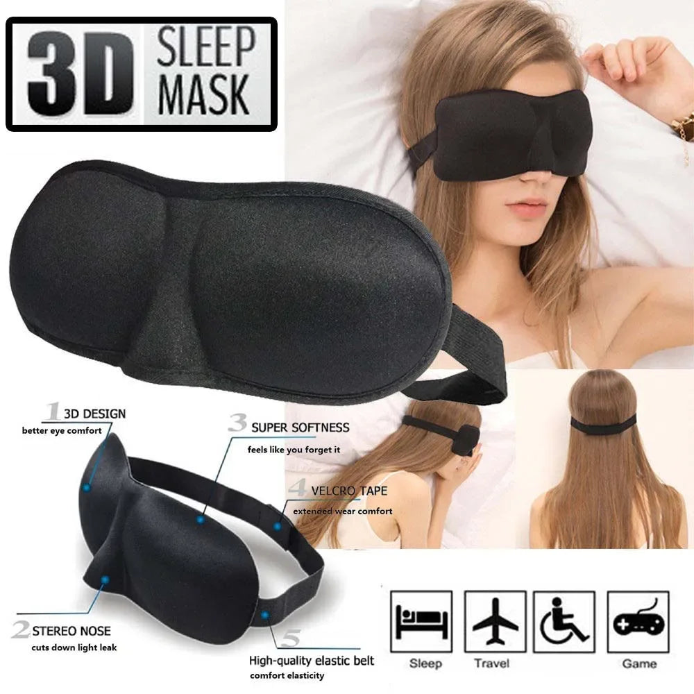 3D Soft Padded Sleeping Eye Mask