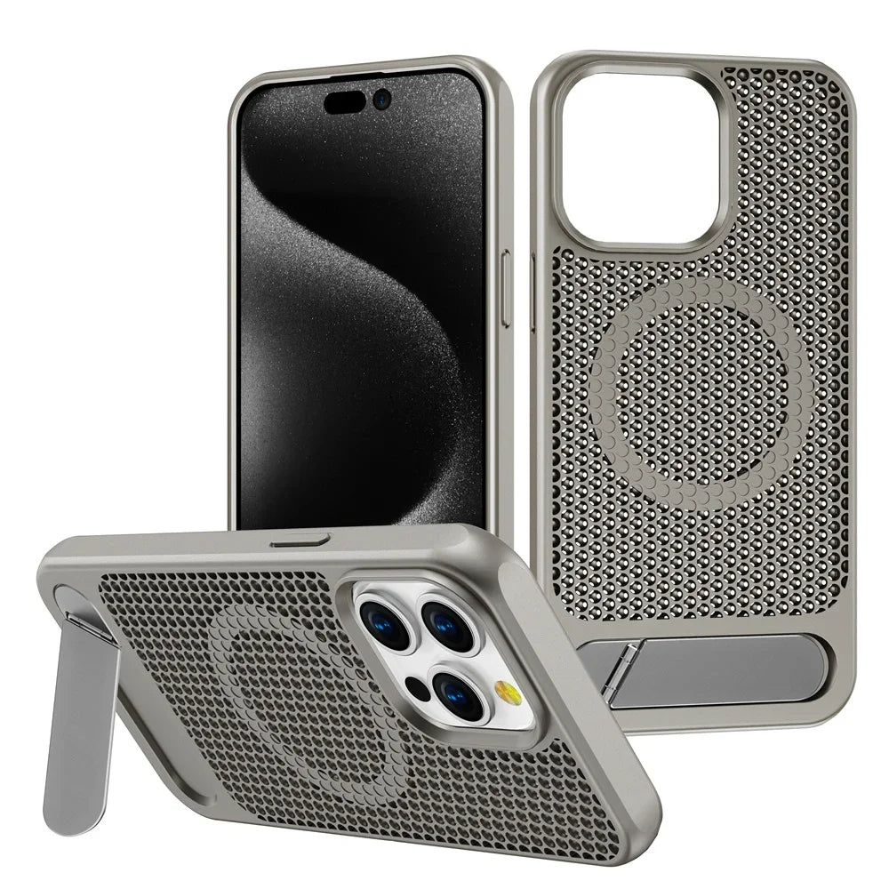 Luxury Cooling Magnetic iPhone Case