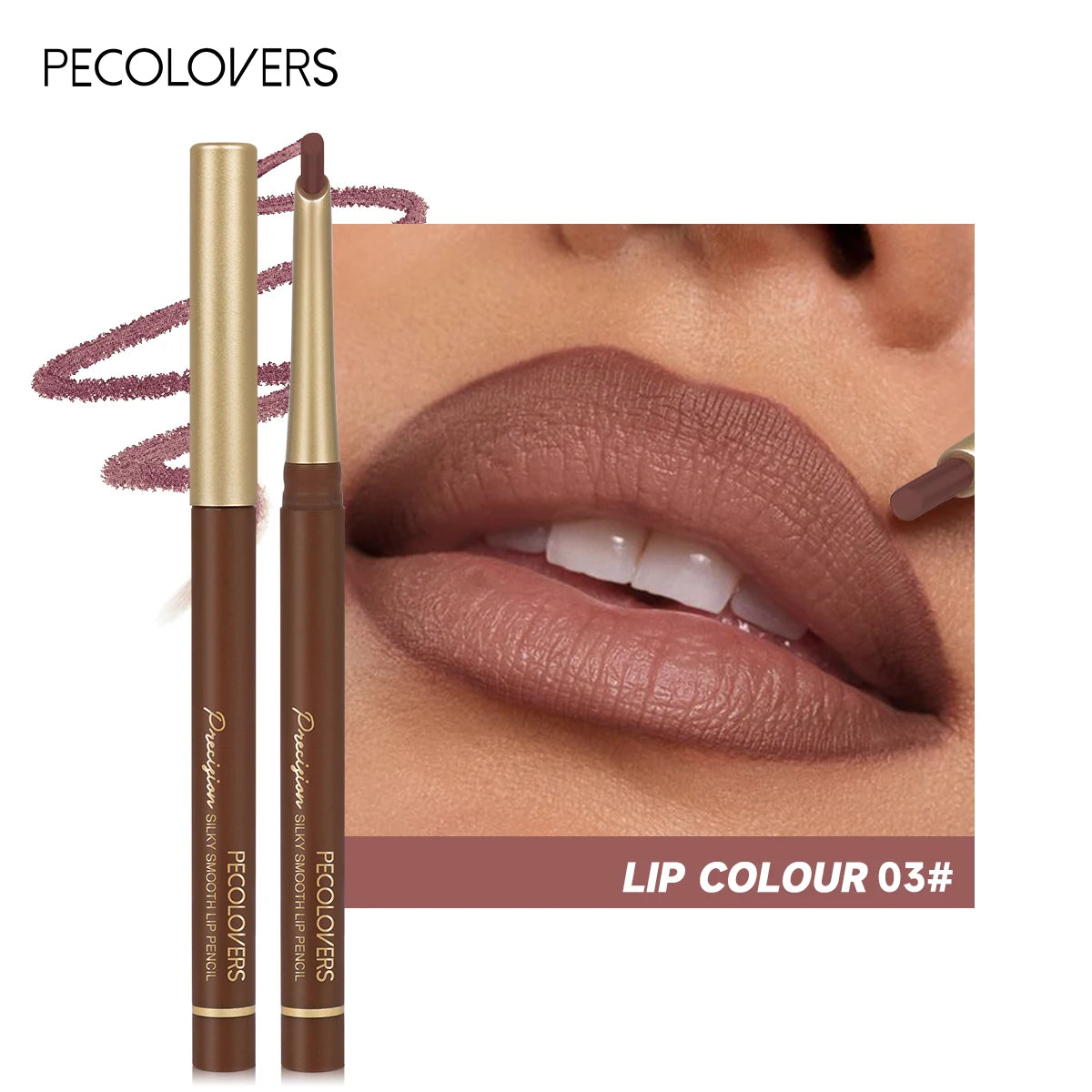 Mattes 6-Farben-Lipliner-Stift-Set